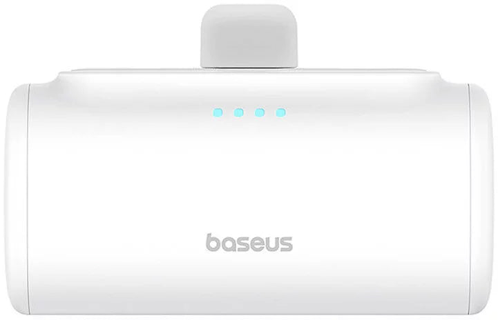 Externer Akku Baseus Compact, 5000mAh, 20W, PD, 1 x Lightning - 1 x USB-C, Weiß P10068307213-00