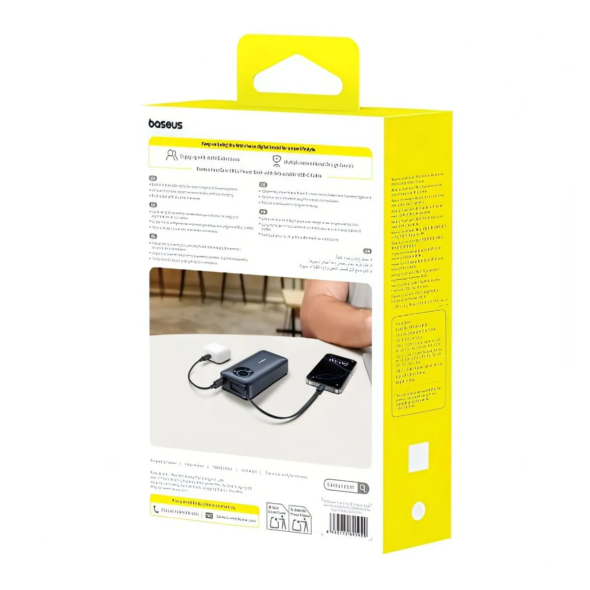 Baseus EnerCore CR11 External Battery, 20000mAh, 67W, PD, 2 x USB-C, Black E0027H00