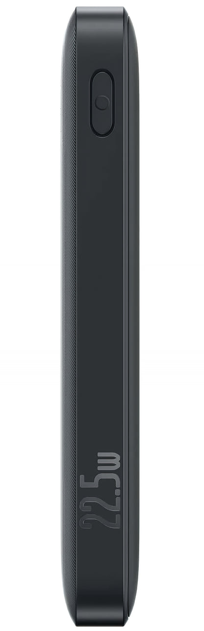 Externer Akku Baseus EnerFill FP21, 10000mAh, 22.5W, QC + PD, 1 x USB-A - 2 x USB-C, Schwarz P1008210D123-00