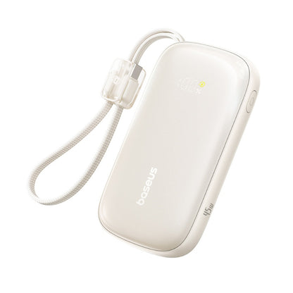 Externer Akku Baseus EnerFill FC21 Qpow 3 Ultra, 10000mAh, 45W, QC + PD, 1 x USB-A - 1 x USB-C, Beige E0027Q01