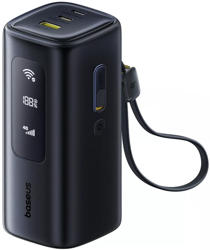 Externe Batterie Baseus EnerGeek GX11, 20000mAh, 67W, QC + PD, 1 x USB-A - 2 x USB-C, Schwarz E0025701