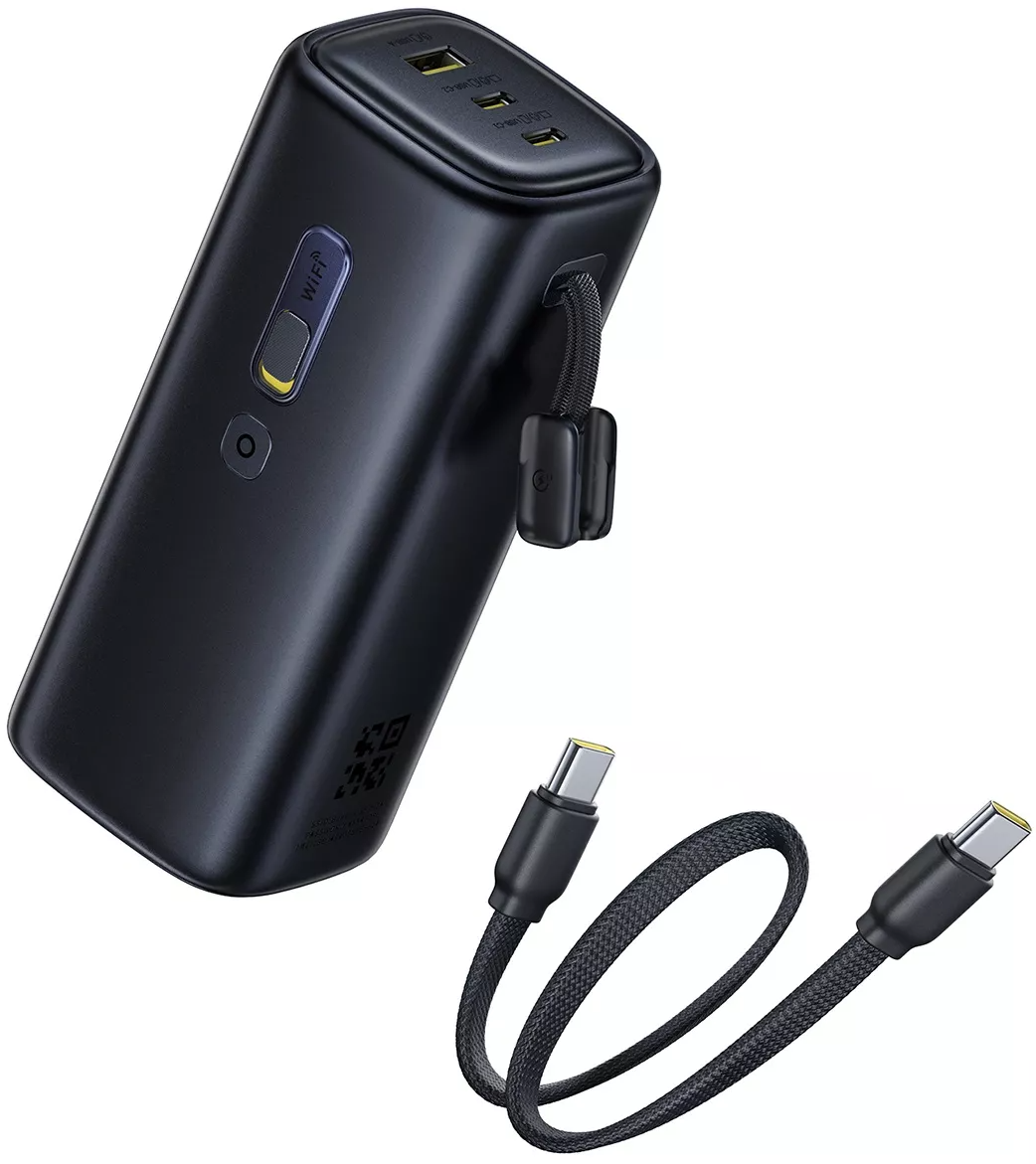 Externe Batterie Baseus EnerGeek GX11, 20000mAh, 67W, QC + PD, 1 x USB-A - 2 x USB-C, Schwarz E0025701