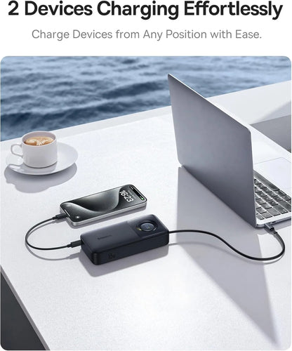 Externer Akku Baseus Free2Pull, 20000mAh, 65W, PD, 1 x USB-C, Schwarz P10073700123-00