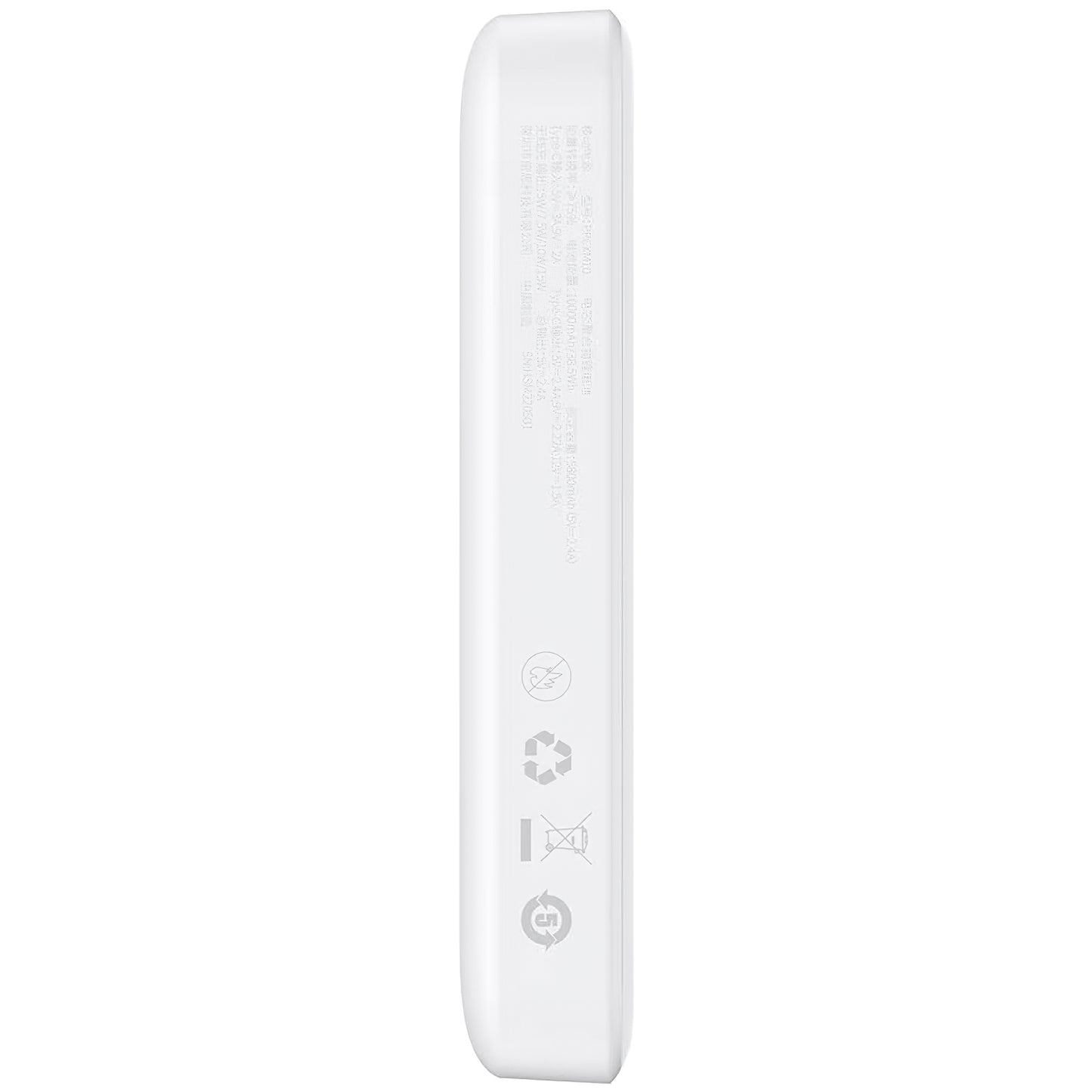 Externer Akku Baseus Magnetic Mini, 10000mAh, 20W, PD + FQI, 1 x USB-C, Weiß P10059001223-00