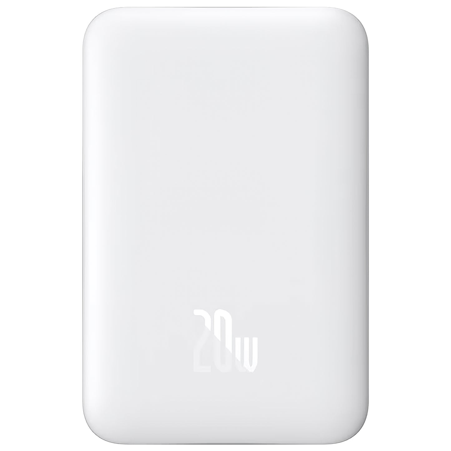 Externer Akku Baseus Magnetic Mini, 10000mAh, 20W, PD + FQI, 1 x USB-C, Weiß P10059001223-00