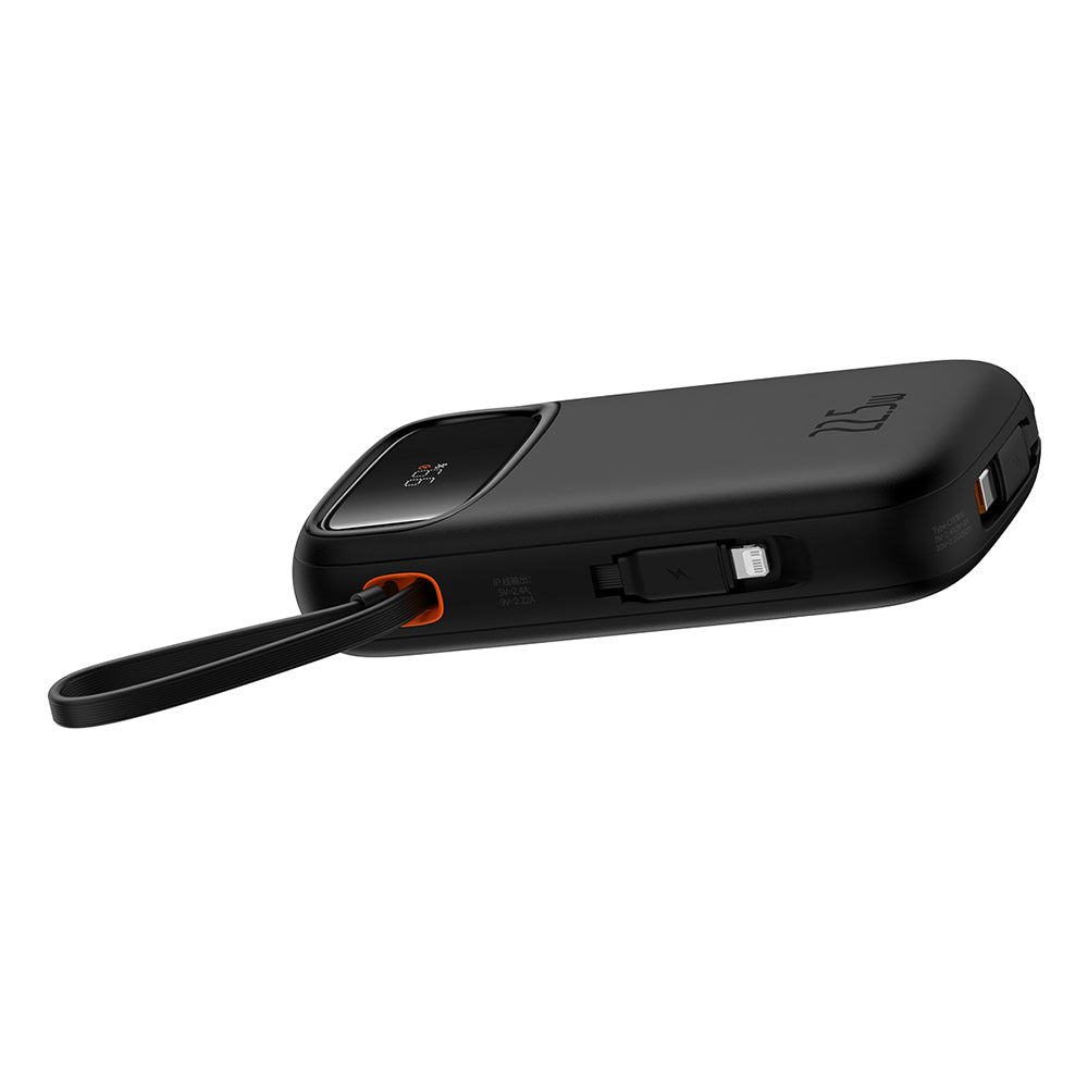 Externer Akku Baseus Qpow Pro+, 20000mAh, 22.5W, QC + PD, 1 x Lightning - 1 x USB-A - 2 x USB-C, Schwarz P10055002113-00