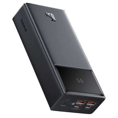 Baseus Star Lord Externer Akku, 30000 mAh, 65 W, QC + PD, 1 x USB-C – 2 x USB-A, Schwarz P10022908113-00