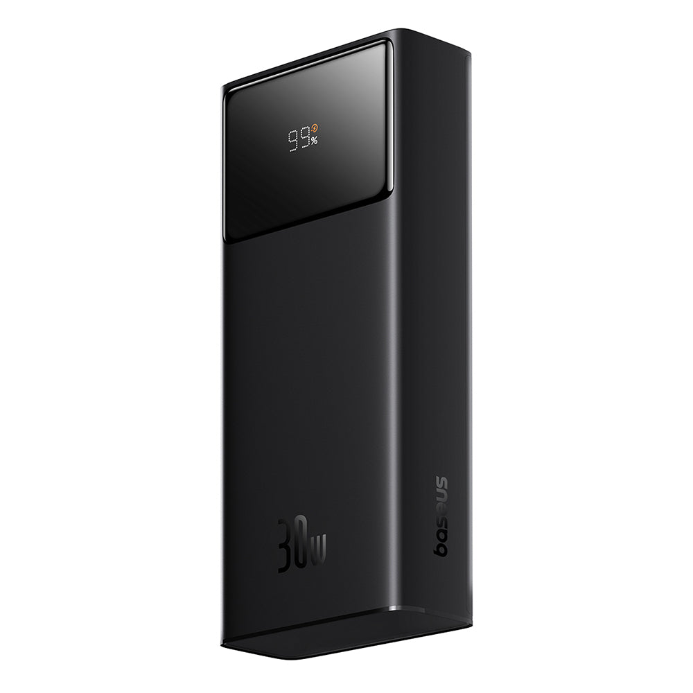 Externer Akku Baseus Star Lord, 20000mAh, 30W, QC + PD, 1 x USB-C - 2 x USB-A, Schwarz P10022904113-00