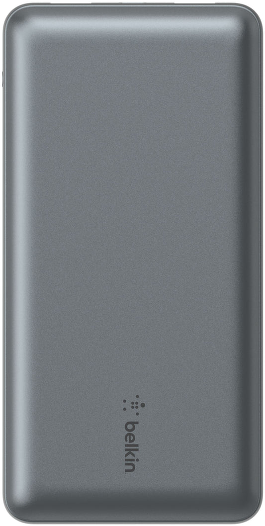 Belkin BoostCharge Pro External Battery, 20000mAh, 15W, 1 x USB-C - 2 x USB-A, Gray BPB012btGY
