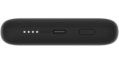 Externe Batterie Belkin BoostCharge Plus, 10000mAh, 23W, QC + PD, 1 x Lightning - 2 x USB-C, Schwarz BPB006btBLK