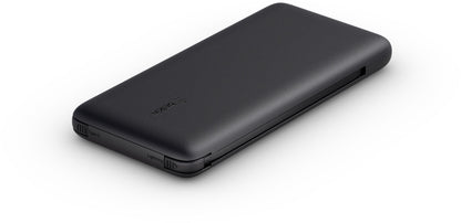 Externe Batterie Belkin BoostCharge Plus, 10000mAh, 23W, QC + PD, 1 x Lightning - 2 x USB-C, Schwarz BPB006btBLK
