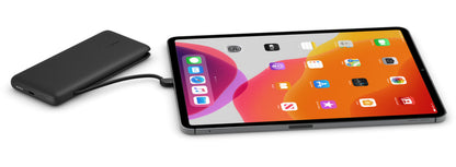 Externe Batterie Belkin BoostCharge Plus, 10000mAh, 23W, QC + PD, 1 x Lightning - 2 x USB-C, Schwarz BPB006btBLK
