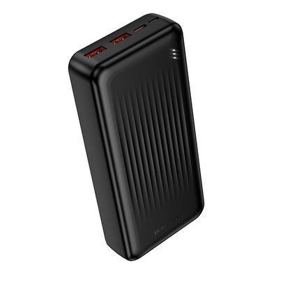Externer Akku Borofone BJ80A Clever, 20000mAh, 22.5W, QC + PD, 1 x USB-C - 2 x USB-A, Schwarz
