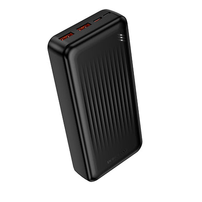 Externer Akku Borofone BJ80A Clever, 20000mAh, 22.5W, QC + PD, 1 x USB-C - 2 x USB-A, Schwarz