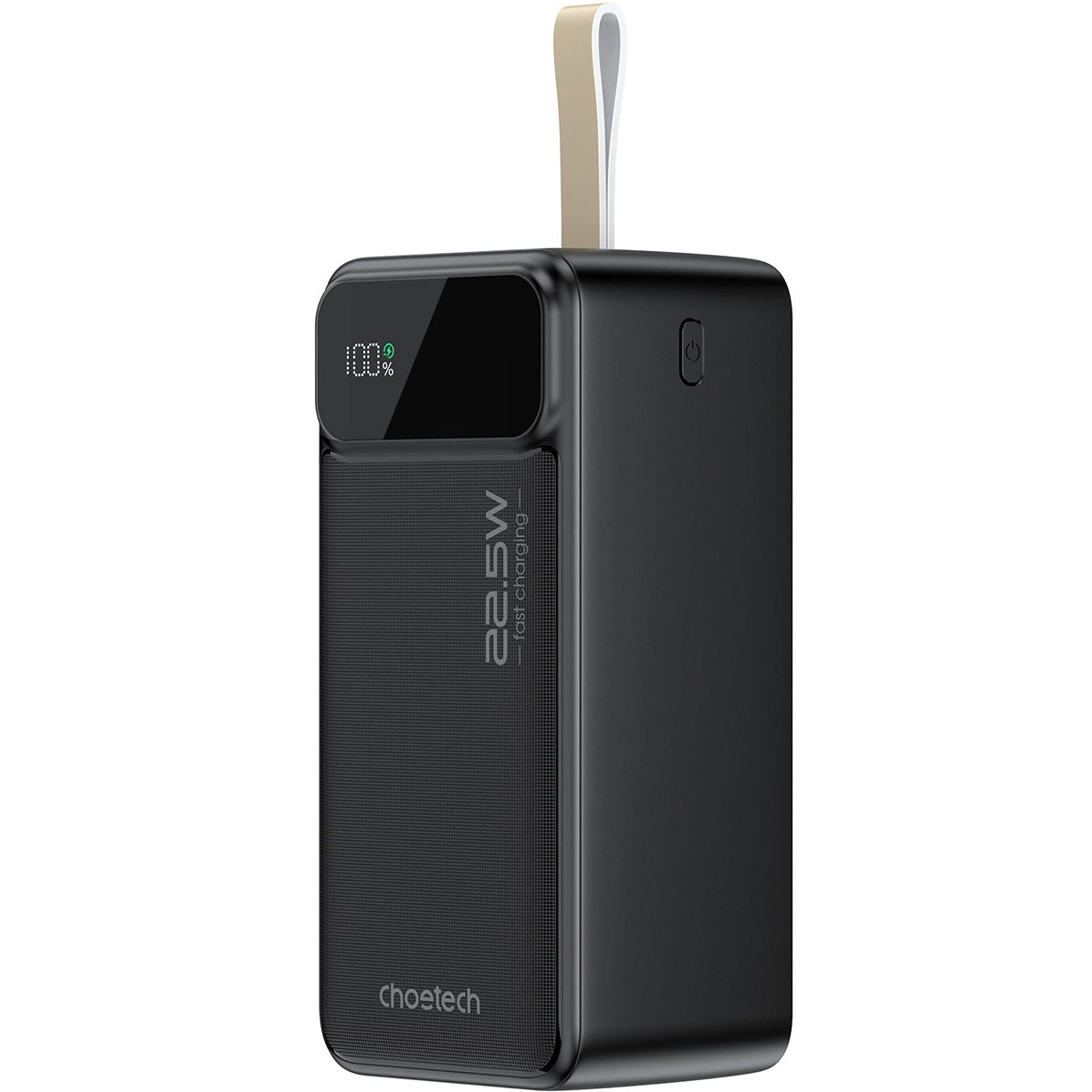 Externer Akku Choetech B732, 50000 mAh, 22,5 W, QC + PD, 1 x USB-C – 2 x USB-A, Schwarz