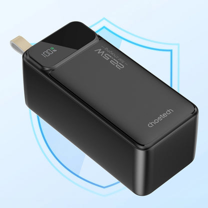 Externer Akku Choetech B732, 50000 mAh, 22,5 W, QC + PD, 1 x USB-C – 2 x USB-A, Schwarz