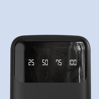Externer Akku Dudao K6Pro+, 20000mAh, 10W, 1 x Lightning - 1 x microUSB - 1 x USB-A - 1 x USB-C, Schwarz
