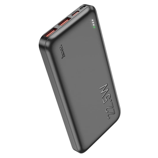 Externer Akku HOCO J101, 10000mAh, 22.5W, QC + PD, 1 x USB-C - 2 x USB-A, Schwarz