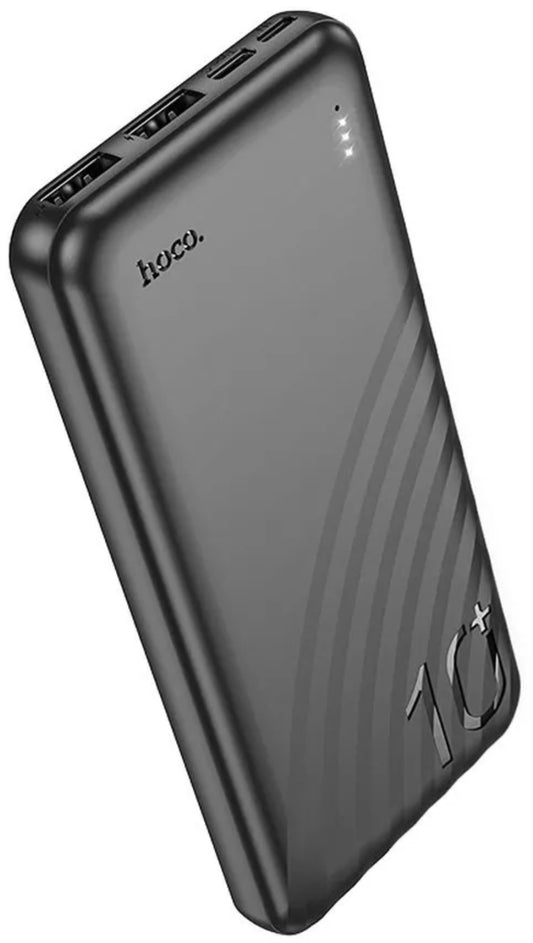 Externer Akku HOCO J123, 10000mAh, 10W, 2 x USB-A, Schwarz