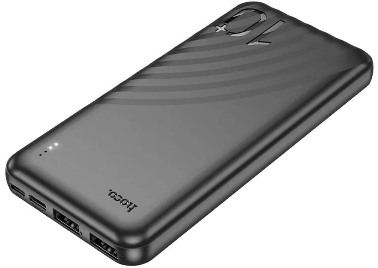 Externer Akku HOCO J123, 10000mAh, 10W, 2 x USB-A, Schwarz