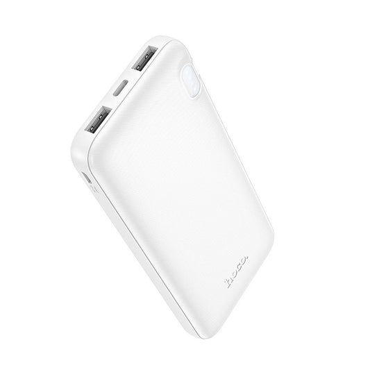 Externe Batterie HOCO J128, 10000mAh, 10W, 2 x USB-A, Weiß