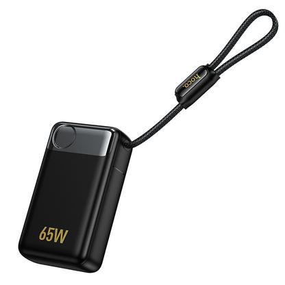 Externe Batterie HOCO Q53, 12000mAh, 65W, QC + PD, 1 x USB-A - 2 x USB-C, Schwarz
