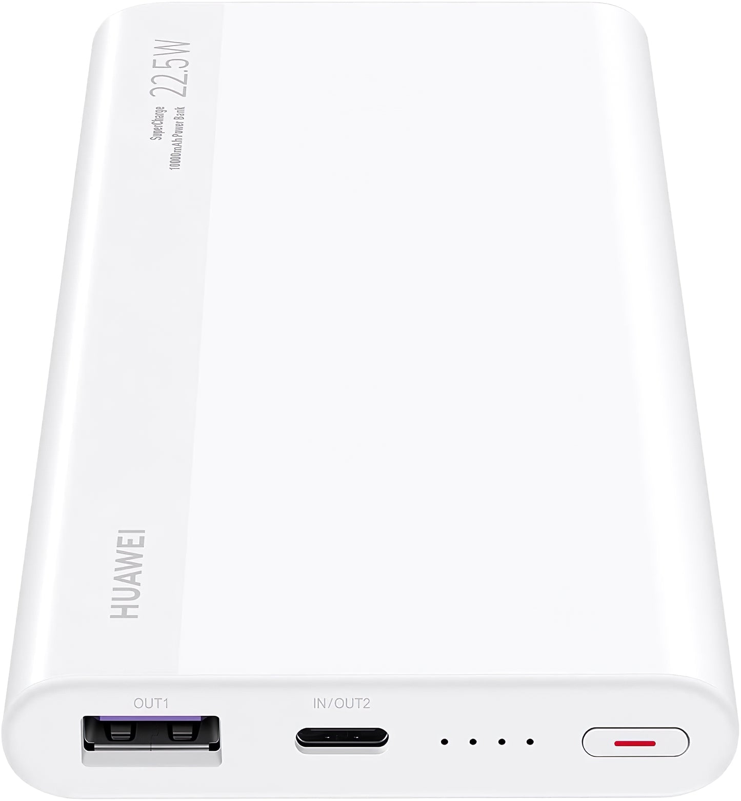 Huawei SuperCharge Externer Akku, 10000 mAh, 22,5 W, QC + PD, 1 x USB-A – 1 x USB-C, Weiß 55034445