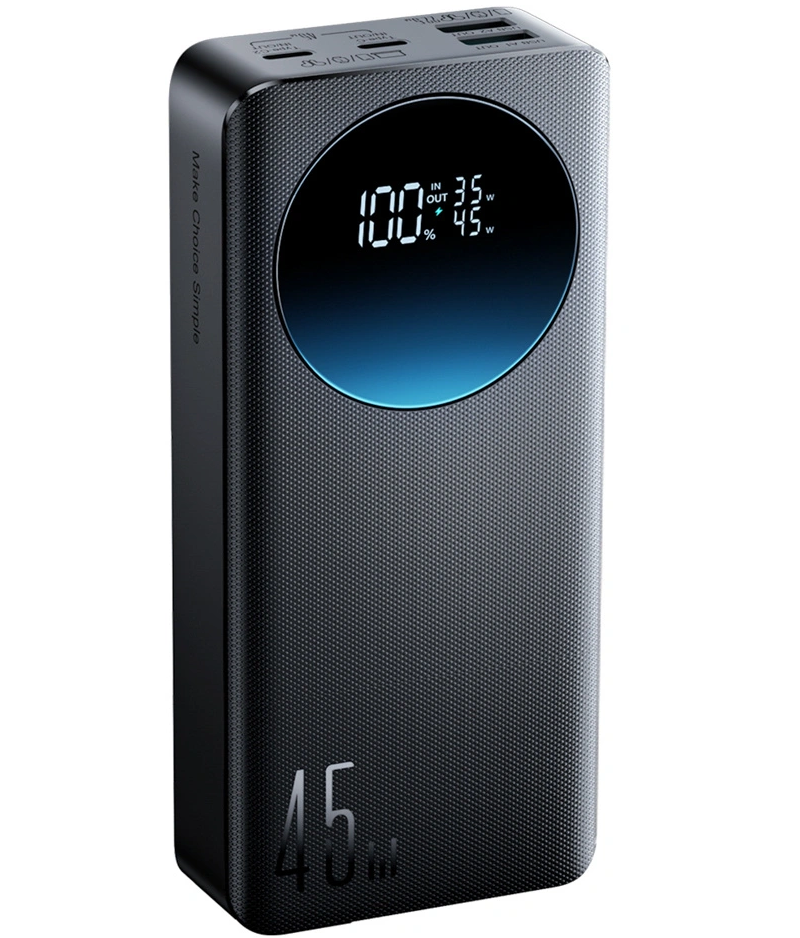Externe Batterie Joyroom JR-PBF02 Pro, 20000mAh, 45W, QC + PD, 2 x USB-A - 2 x USB-C, Schwarz