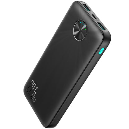 Externer Akku Joyroom JR-PBF15, 10000 mAh, 22,5 W, QC + PD, 1 x USB-C – 2 x USB-A, Schwarz