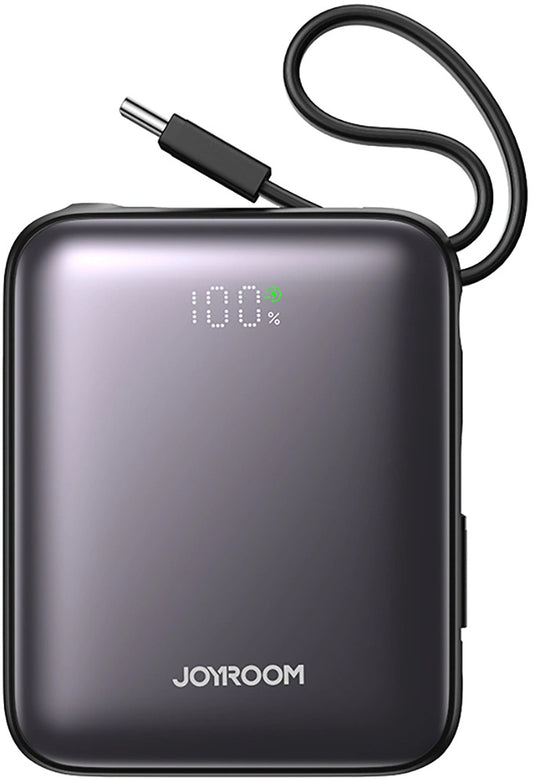Externer Akku Joyroom JR-PBF27, 10000mAh, 22.5W, QC + PD, 1 x Lightning - 2 x USB-C, Schwarz