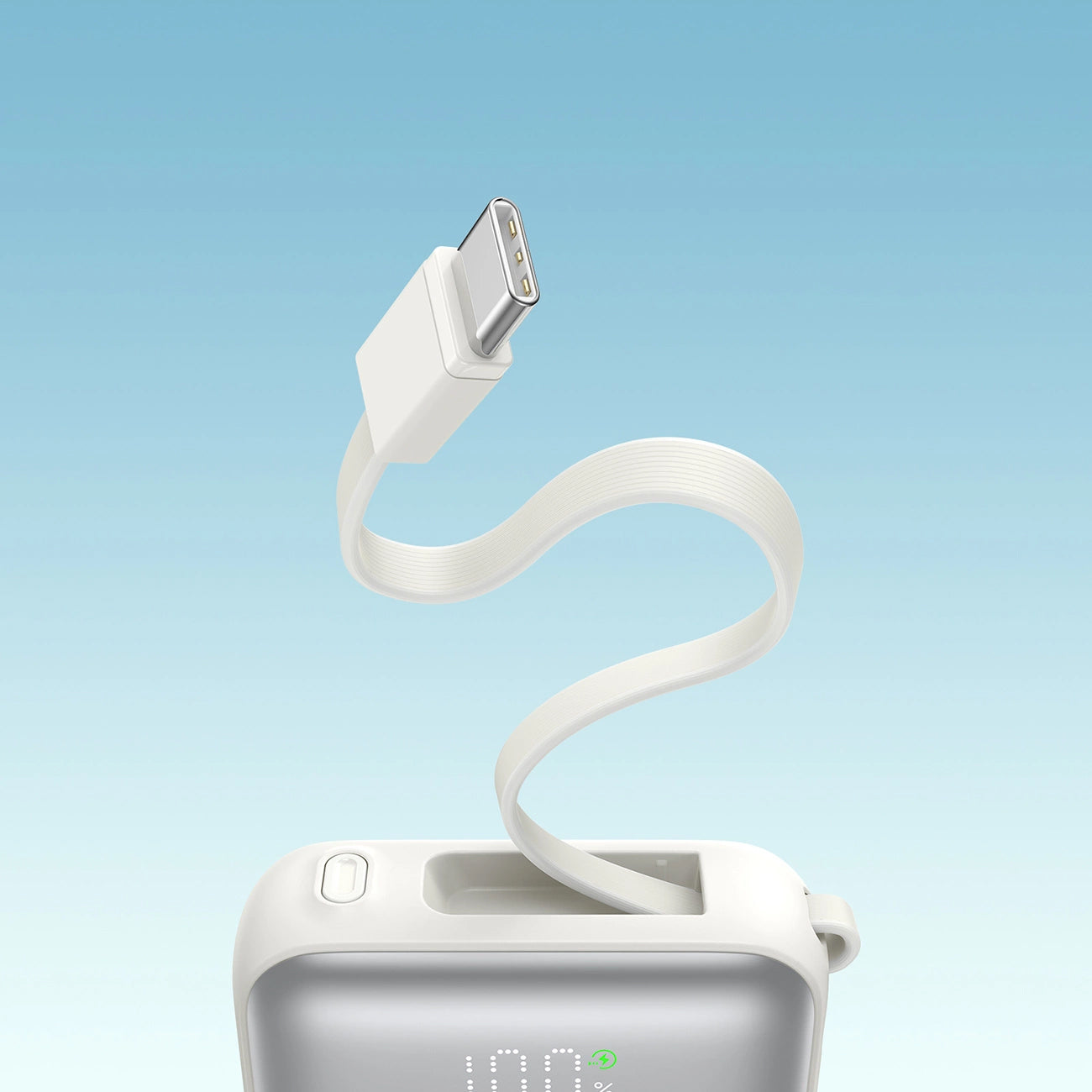 Externer Akku Joyroom JR-PBF27, 10000mAh, 22.5W, PD, 1 x Lightning - 2 x USB-C, Weiß