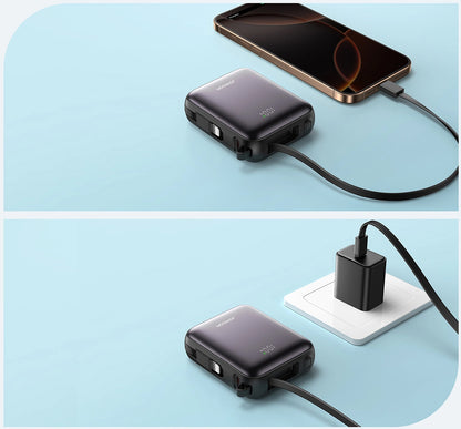 Externer Akku Joyroom JR-PBF27, 10000mAh, 22.5W, QC + PD, 1 x Lightning - 2 x USB-C, Schwarz