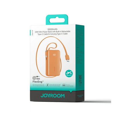 Externe Batterie Joyroom JR-PR2, 10000mAh, 35W, PD, 3 x USB-C, Orange