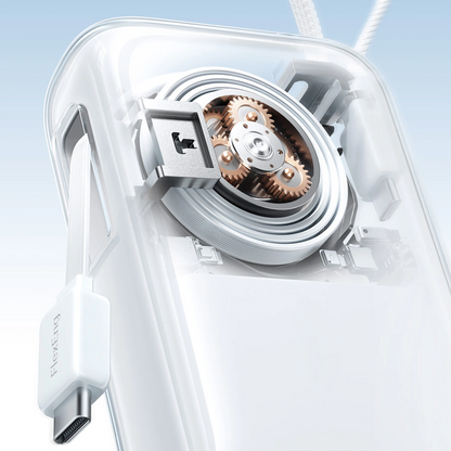 Externe Batterie Joyroom JR-PR2L, 10000mAh, 35W, QC + PD, 1 x Lightning - 2 x USB-C, Weiß