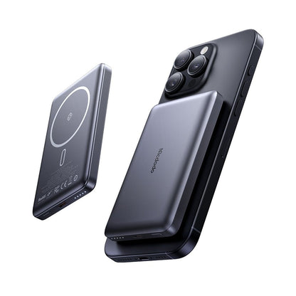 Externer Wireless-Akku McDodo MC-4651 Meta, 10000mAh, 20W, PD + FQI, 1 x QI - 1 x USB-C, Schwarz
