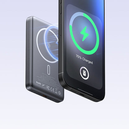 Externer Wireless-Akku McDodo MC-4651 Meta, 10000mAh, 20W, PD + FQI, 1 x QI - 1 x USB-C, Schwarz