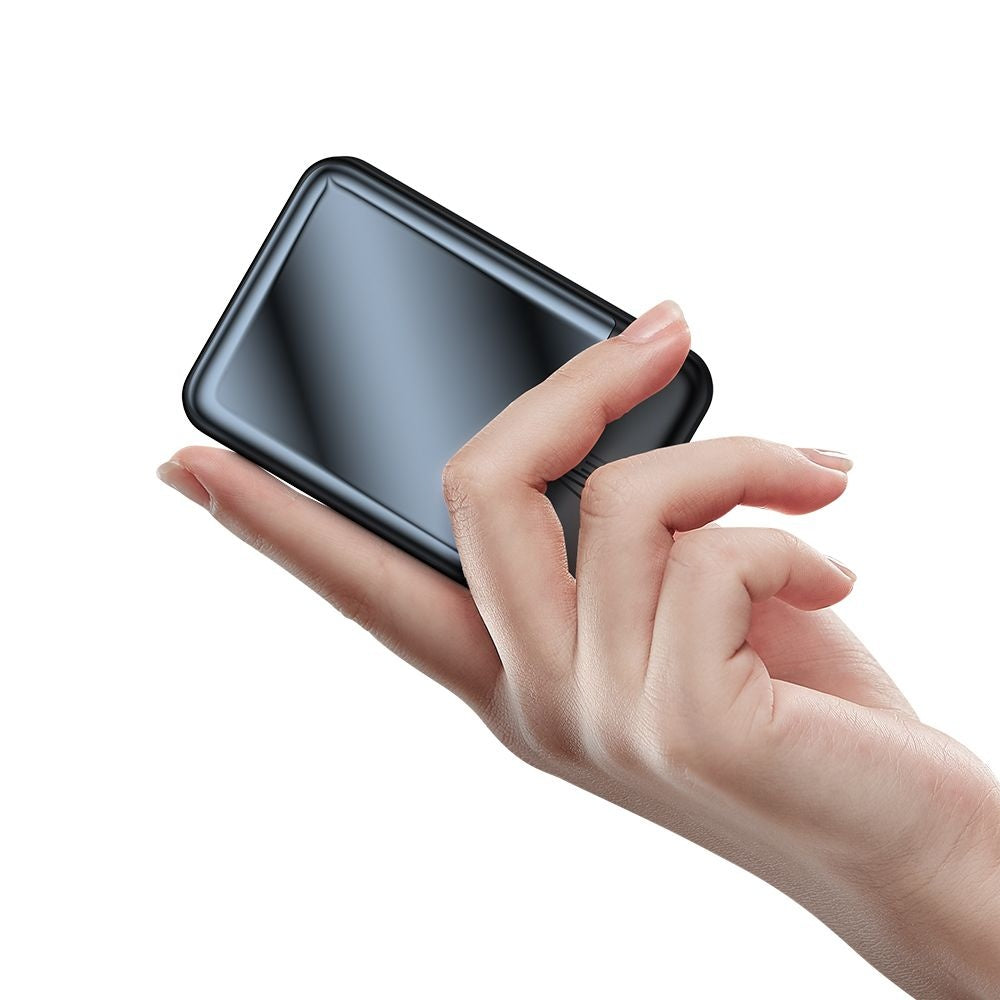 Externer Wireless-Akku McDodo MC-5021 Ambilight, 20000mAh, 20W, PD + FQI, 1 x QI - 1 x USB-C, Schwarz