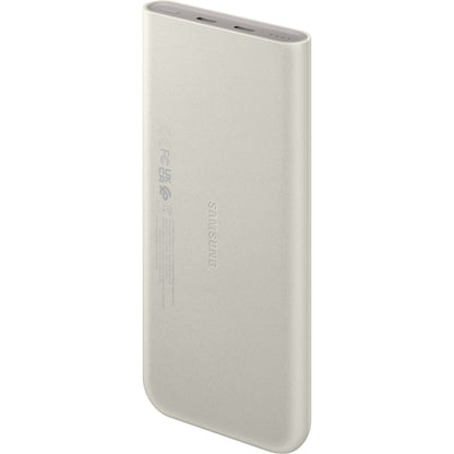 Externer Samsung-Akku, 10000 mAh, 25 W, PD, 2 x USB-C, Beige EB-P3400XUEGEU