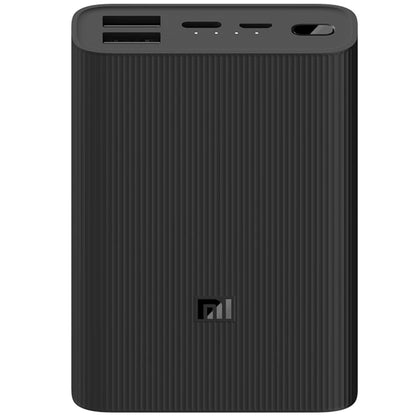 Externer Akku Xiaomi MI 3 Ultra Compact, 10000 mAh, 22,5 W, QC + PD, 2 x USB-A – 1 x USB-C, Schwarz BHR4412GL