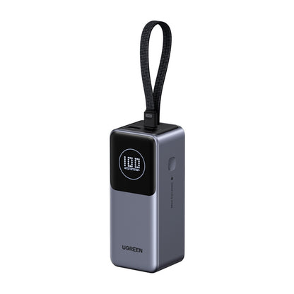 Externer Akku UGREEN PB723, 20000mAh, 130W, QC + PD, 1 x USB-A - 2 x USB-C, Grau