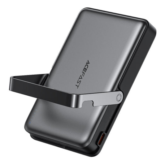 Externer Wireless Akku Acefast M17, 10000mAh, 22.5W, PD + FQI, 1 x QI - 1 x USB-C, Schwarz