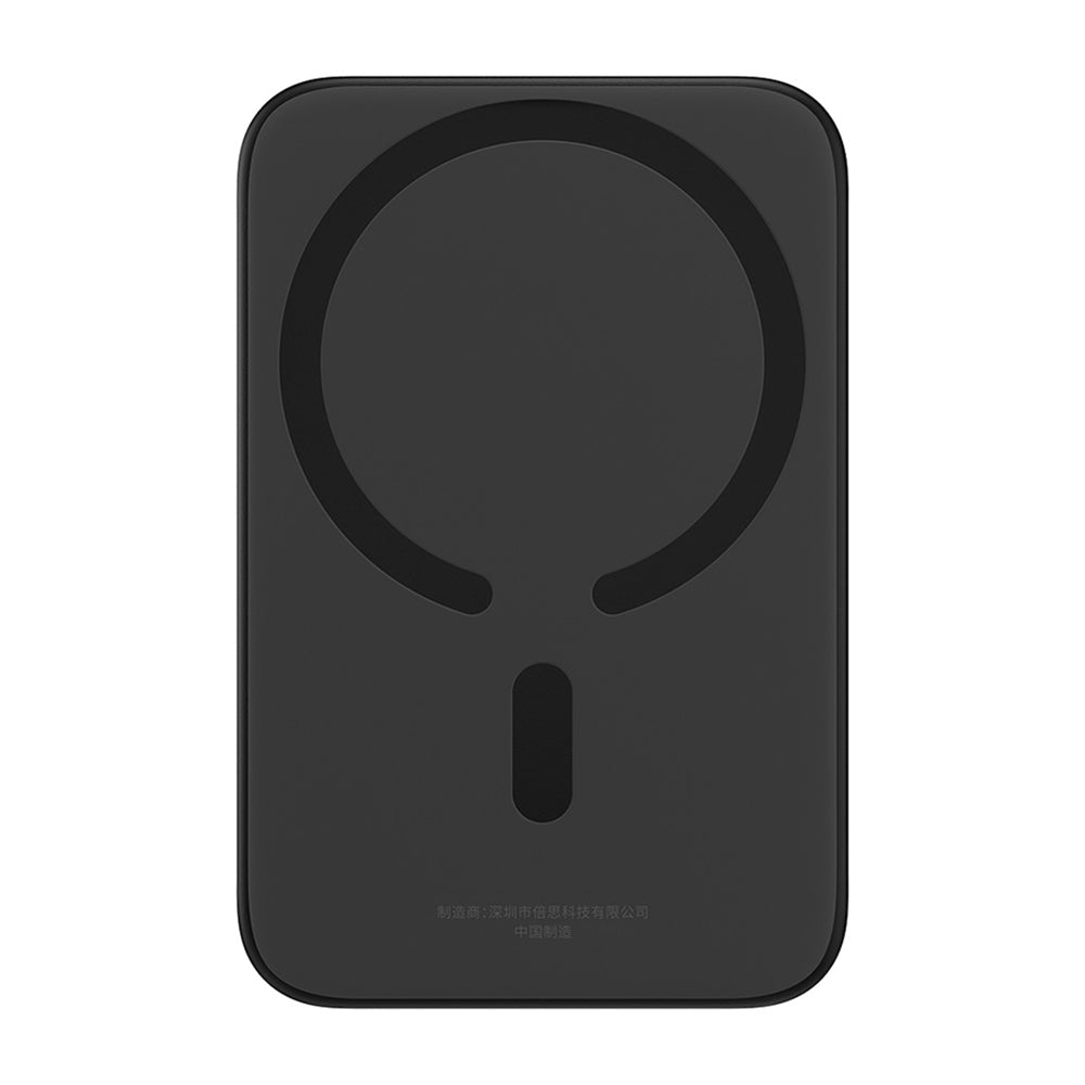 Externer Wireless-Akku Baseus Mini Air, 6000mAh, 20W, PD + FQI, 1 x QI - 1 x USB-C, Schwarz P10059002113-00