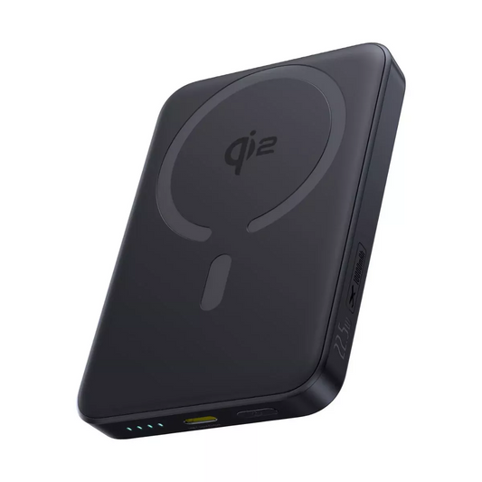 Externer Wireless-Akku Baseus Enerfill FM12, 10000mAh, 22.5W, PD + FQI, 1 x QI - 1 x USB-C, Schwarz E0028500