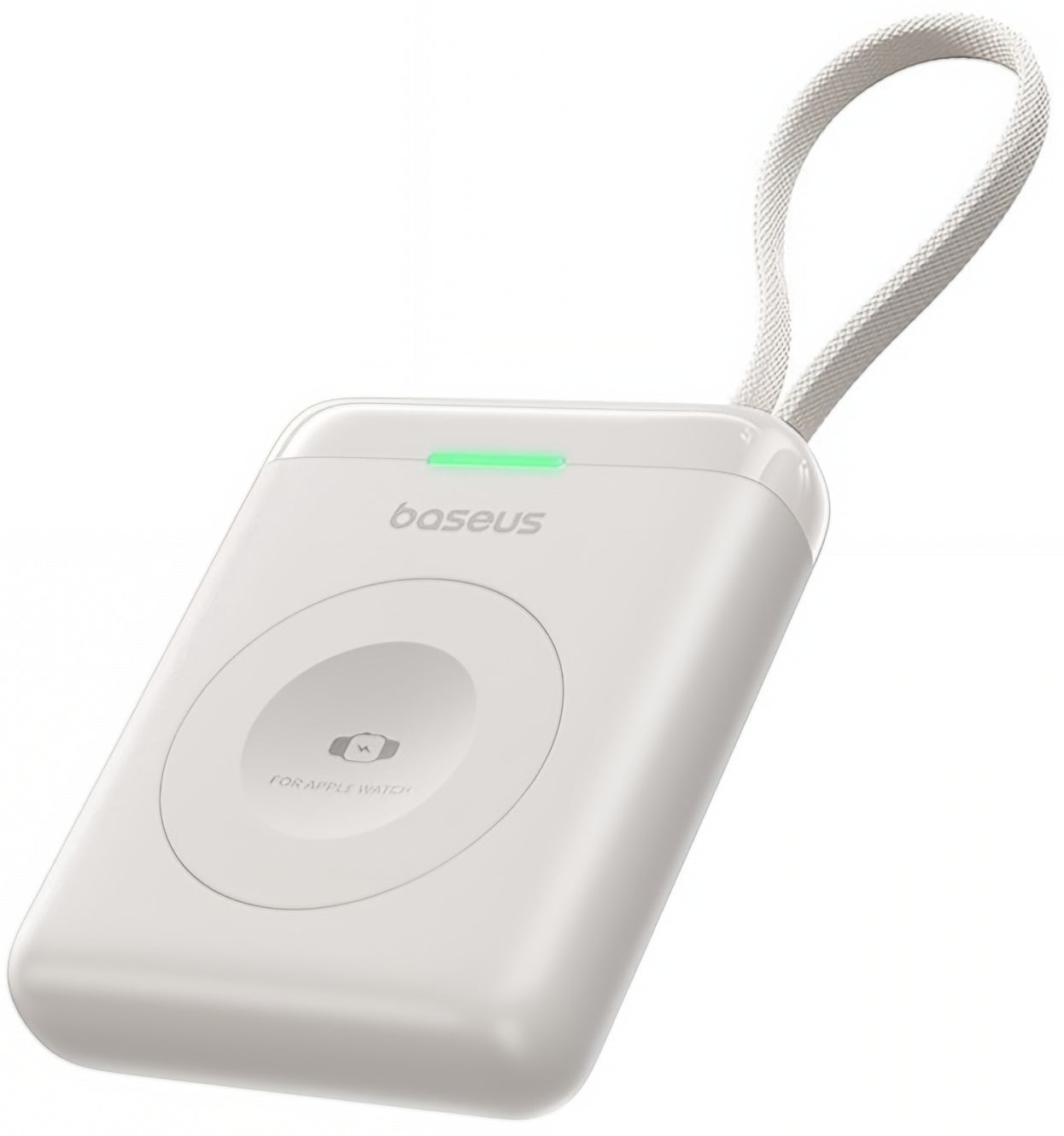 Wireless Externe Batterie Baseus EnerFill FW11 für Apple Watch Series, 1640mAh, 5W, 1 x QI, Weiß E0205302