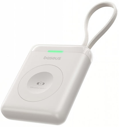 Wireless Externe Batterie Baseus EnerFill FW11 für Apple Watch Series, 1640mAh, 5W, 1 x QI, Weiß E0205302