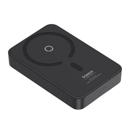 Baseus MagPro PPCXZ05 Wireless External Battery, 5000mAh, 20W, PD + FQI, 1 x QI - 1 x USB-C, Black P10064101123-00
