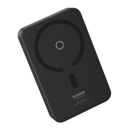 Baseus MagPro PPCXZ05 Wireless External Battery, 5000mAh, 20W, PD + FQI, 1 x QI - 1 x USB-C, Black P10064101123-00