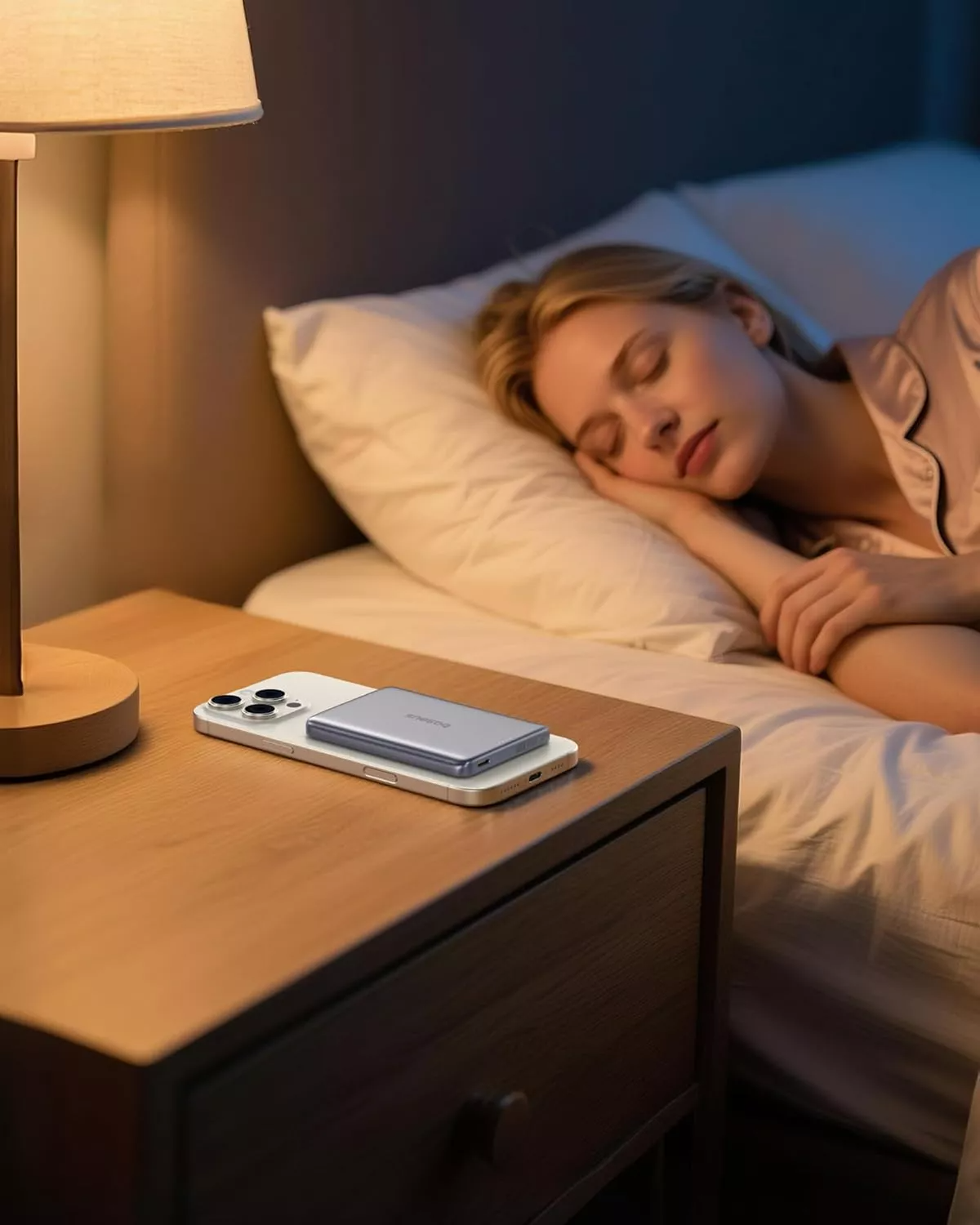 Externer Wireless-Akku Baseus PicoGo AM41, 10000mAh, 27W, PD + FQI, 1 x QI - 1 x USB-C, Grau E0027200