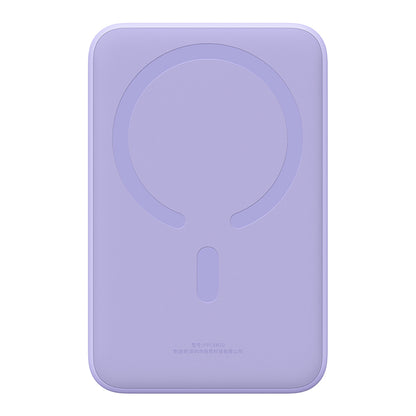 Externer Wireless-Akku Baseus Magnetic Mini, 20000mAh, 20W, PD + FQI, 1 x QI - 1 x USB-C, Lila PPCX150005