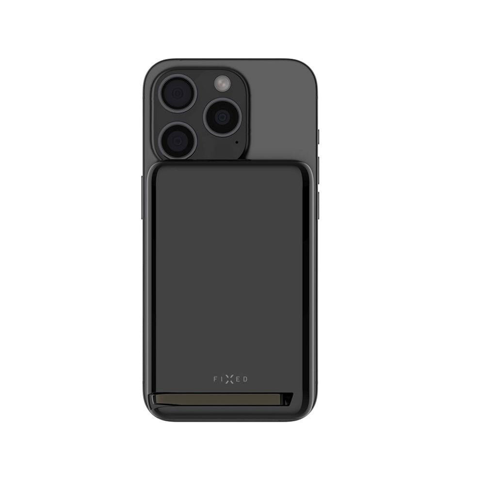 Externer Wireless Akku Fixed MagZen 10 Pro, 10000mAh, 30W, PD + FQI, 1 x QI - 1 x USB-C, Schwarz